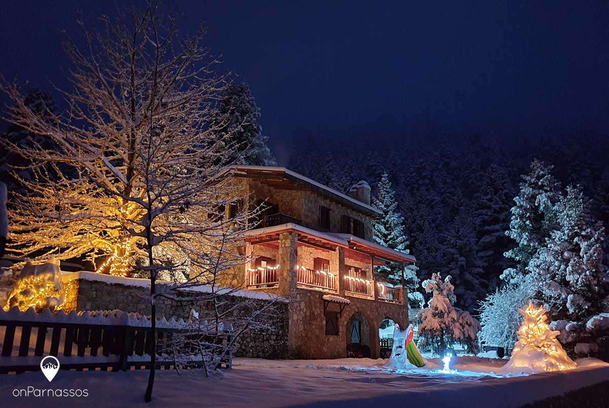christmas-onparnassos-1200 Χριστούγεννα στο χιονισμένο ελατοδάσος του Παρνασσού - Parnassos